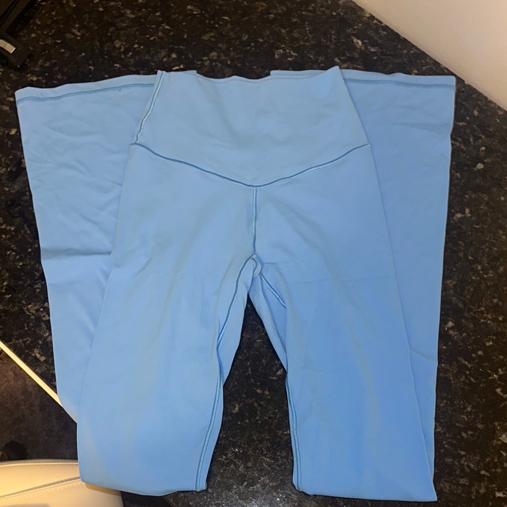 OFFLINE by Aerie Real Me Blue Flare Leggings